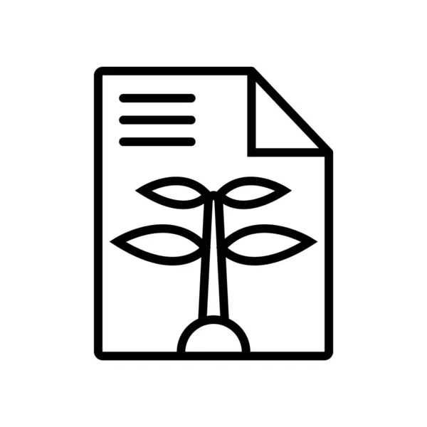 Icône de papier recyclé vecteur isolé sur fond blanc, Recycler — Image vectorielle