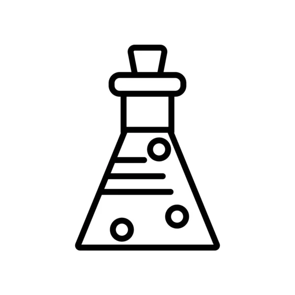 Химический вектор значка изолирован на белом фоне, химический знак — стоковый вектор