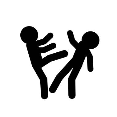 Saldırı simgesi. Ordu ve savaş koleksiyonundan beyaz arka plan üzerinde trendy saldırı logo kavramı. Web uygulamaları, mobil uygulamalar ve basılı medya kullanım için uygundur..