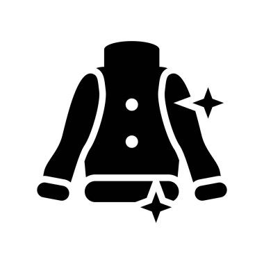 Temiz üniforma simgesi. Trendy temiz üniforma logo kavramı koleksiyonu temizlik üzerinden beyaz arka plan üzerinde. Web uygulamaları, mobil uygulamalar ve basılı medya kullanım için uygundur..