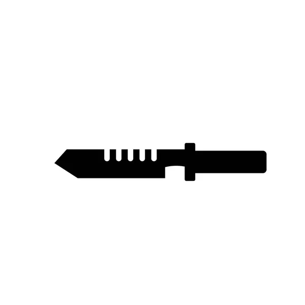 Icono Del Cuchillo Combate Diseño Moderno Del Logo Del Cuchillo — Vector de stock