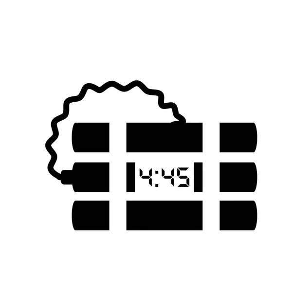Dynamit Ikonen Trendiga Dynamit Logotyp Koncept Vit Bakgrund Från Armén — Stock vektor