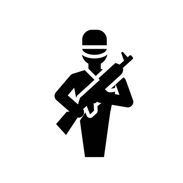 Dead Icon Trendy Dead Logo Concept White Background Army War — Stock Vector