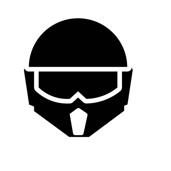 Ícone Capacete Militar Conceito Logotipo Capacete Militar Moda Fundo Branco —  Vetores de Stock