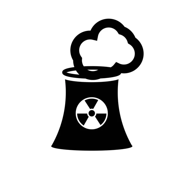 Icono Nuclear Concepto Logotipo Nuclear Moda Sobre Fondo Blanco Colección — Archivo Imágenes Vectoriales