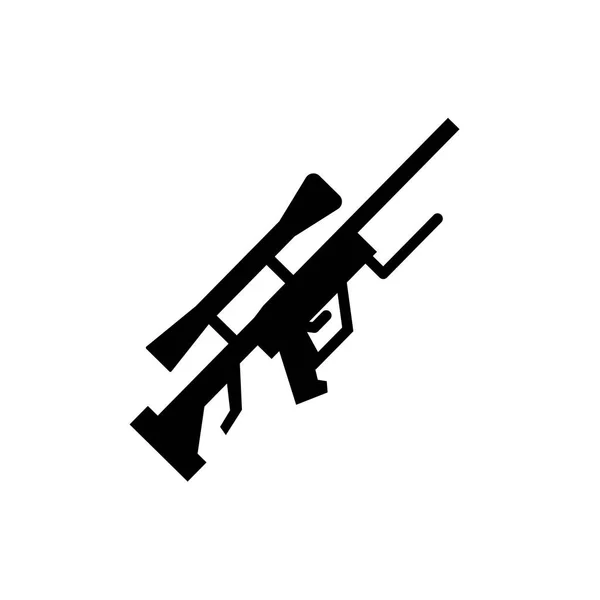 Sniper Rifle Pictogram Trendy Sniper Rifle Logo Concept Witte Achtergrond — Stockvector