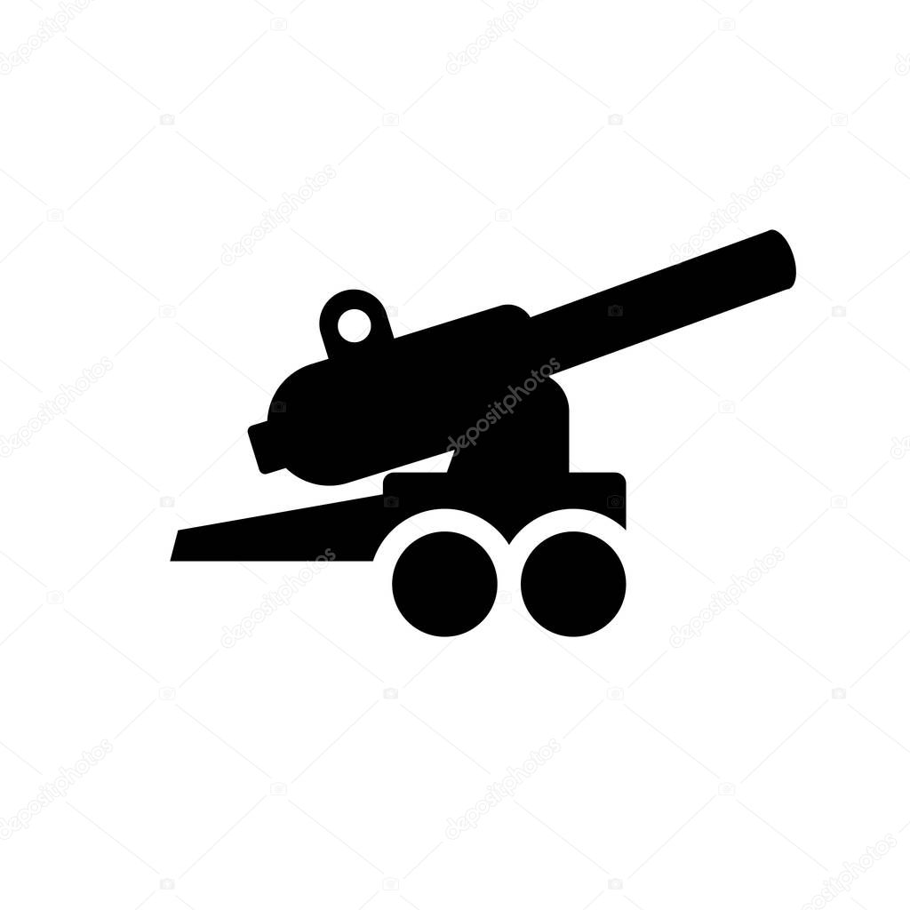 Cannon icon. Trendy Cannon logo concept on white background from army and war collection. Suitable for use on web apps, mobile apps and print media.