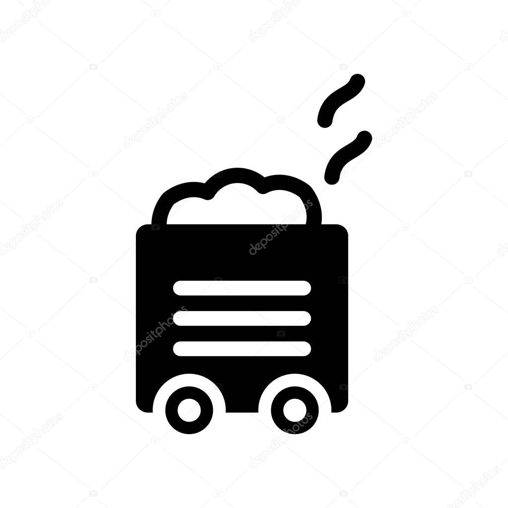 Dumpster icon. Trendy Dumpster logo concept on white background from cleaning collection. Suitable for use on web apps, mobile apps and print media.