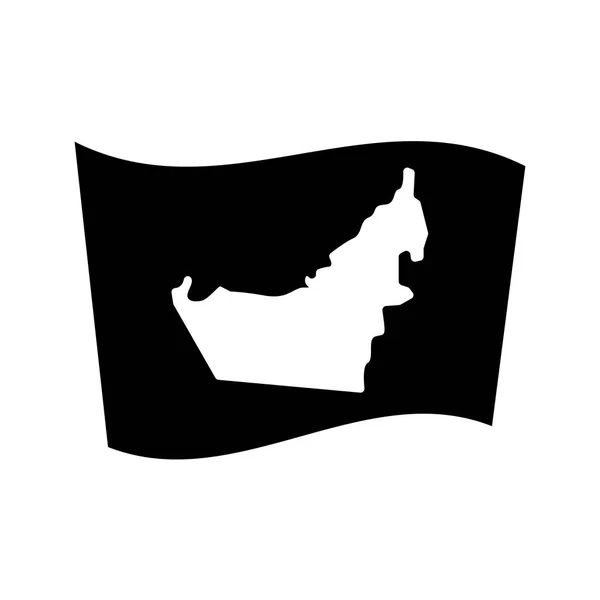 Birleşik Arap Emirlikleri Bayrağı Simgesi Trendy Birleşik Arap Emirlikleri Logo — Stok Vektör