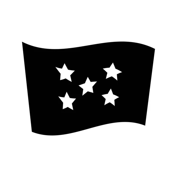 Honduras Bayrağı Simgesi Trendy Honduras Bayrağı Logo Kavramı Ülke Bayrakları — Stok Vektör