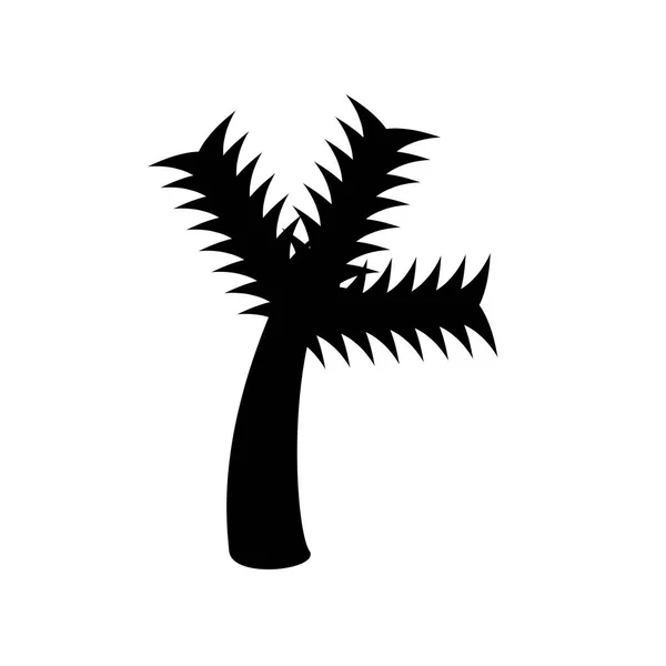 Icône Paume Concept Logo Trendy Palm Sur Fond Blanc Collection — Image vectorielle