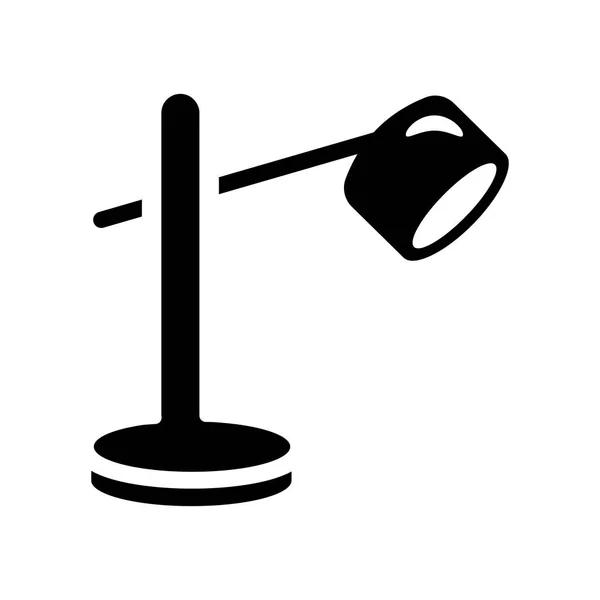 Icono Lámpara Escritorio Concepto Logotipo Lámpara Escritorio Moda Sobre Fondo — Vector de stock
