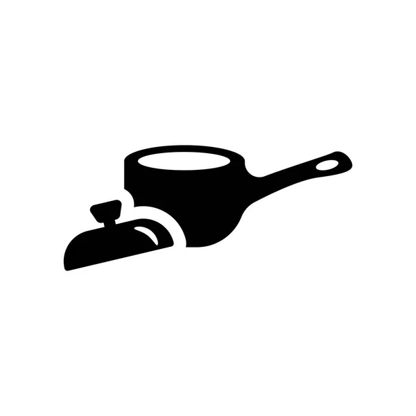 Small Saucepan Icon Trendy Small Saucepan Logo Concept White Background — Stock Vector