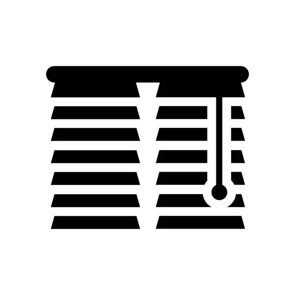 Ícone Revestimentos Janelas Trendy Window Coverings Logo Concept White Background — Vetor de Stock