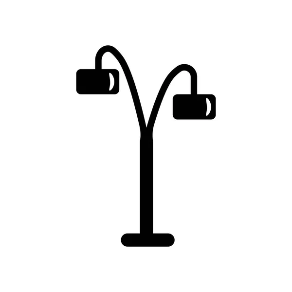 Lampor Ikonen Trendiga Lampor Logotyp Koncept Vit Bakgrund Från Möbler — Stock vektor