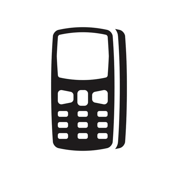 Tastiera Icona Del Telefono Trendy Keypad Phone Logo Concept Sfondo — Vettoriale Stock