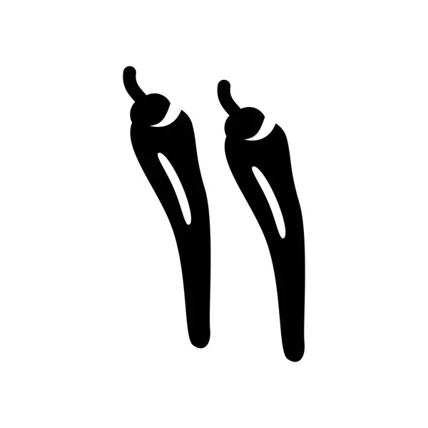 Chili Icon Trendy Chili Logo Concept White Background Fruits Vegetables Stock Illustration