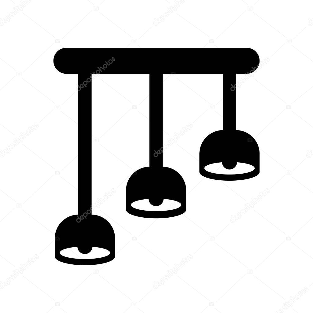Chandelier icon. Trendy Chandelier logo concept on white background from Furniture and Household collection. Suitable for use on web apps, mobile apps and print media.