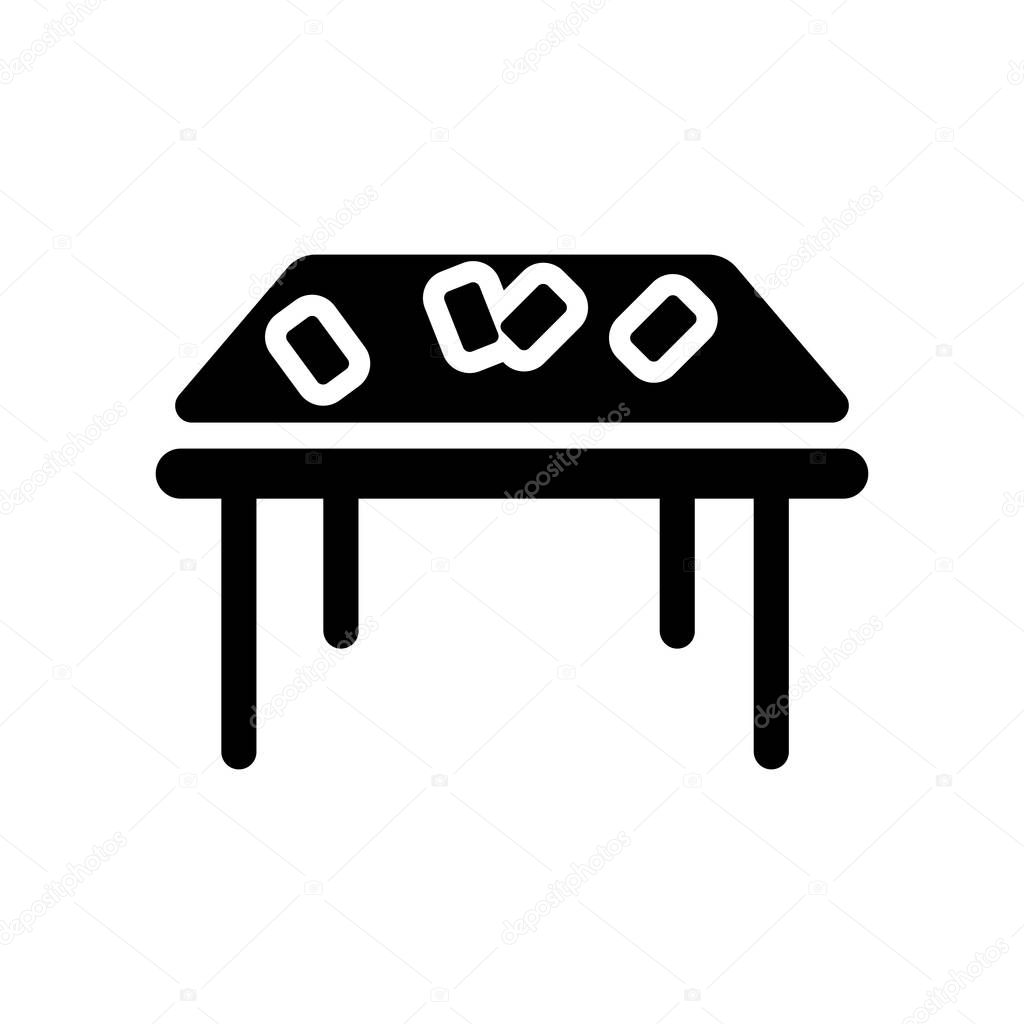 Card Table icon. Trendy Card Table logo concept on white background from Furniture and Household collection. Suitable for use on web apps, mobile apps and print media.