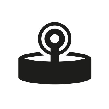 Göz doktoru simgesi. Sağlık ve tıp koleksiyonundan beyaz arka plan üzerinde trendy Optometrist logo kavramı. Web uygulamaları, mobil uygulamalar ve basılı medya kullanım için uygundur..