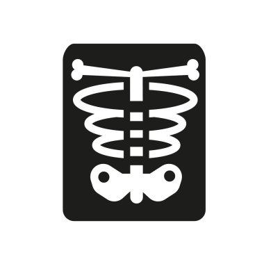 X ışını simgesi. Trendy X ray logo kavramı sağlık ve tıp koleksiyonundan beyaz arka plan üzerinde. Web uygulamaları, mobil uygulamalar ve basılı medya kullanım için uygundur..