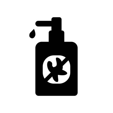 Antiseptik simgesi. Trendy antiseptik logo kavramı hijyen koleksiyonundan beyaz arka plan üzerinde. Web uygulamaları, mobil uygulamalar ve basılı medya kullanım için uygundur..