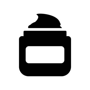 Krem simgesi vücut. Modaya uygun vücut krem logo kavramı hijyen koleksiyonundan beyaz arka plan üzerinde. Web uygulamaları, mobil uygulamalar ve basılı medya kullanım için uygundur..