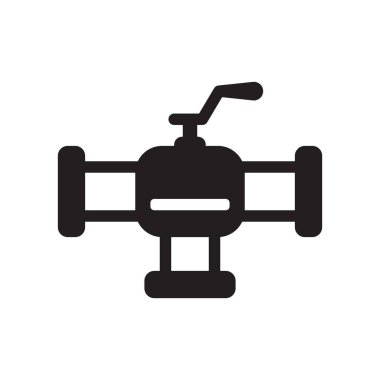 Vana simgesi. Trendy Valve logo kavramı sanayi koleksiyonundan beyaz arka plan üzerinde. Web uygulamaları, mobil uygulamalar ve basılı medya kullanım için uygundur..