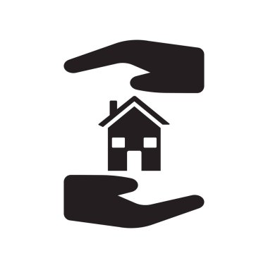 Hayat sigortası simgesi. Trendy hayat sigortası logo kavramı sigorta koleksiyonundan beyaz arka plan üzerinde. Web uygulamaları, mobil uygulamalar ve basılı medya kullanım için uygundur..
