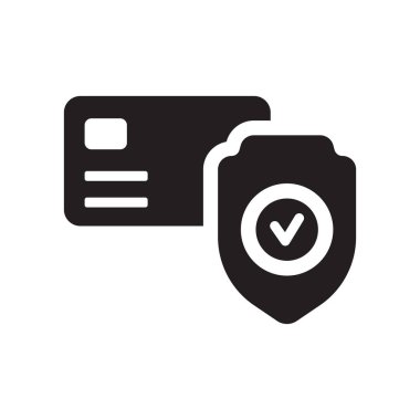 Ödeme koruma simgesi. Modaya uygun ödeme koruma logo kavramı sigorta koleksiyonundan beyaz arka plan üzerinde. Web uygulamaları, mobil uygulamalar ve basılı medya kullanım için uygundur..
