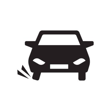 Bir tekerlek simgesi delik. Trendy ponksiyon sigorta koleksiyonundan beyaz arka plan üzerinde tekerlek logo kavram. Web uygulamaları, mobil uygulamalar ve basılı medya kullanım için uygundur..
