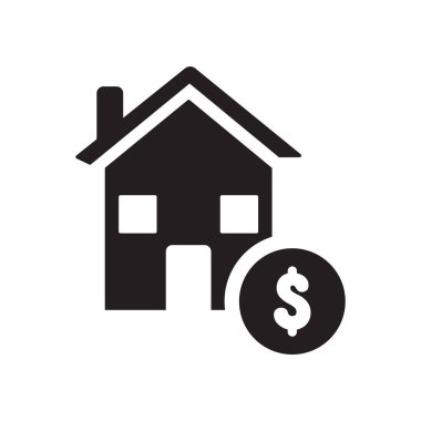 İpotek simgesi. Trendy ipotek logo kavramı sigorta koleksiyonundan beyaz arka plan üzerinde. Web uygulamaları, mobil uygulamalar ve basılı medya kullanım için uygundur..