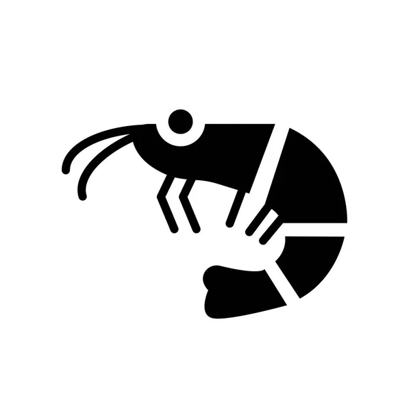 Shrimp Icon Trendy Shrimp Logo Concept White Background Hotel Restaurant — Stock Vector