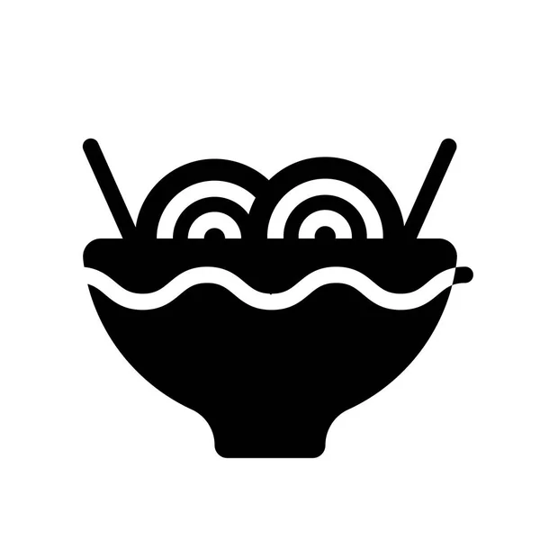 Ícone Esparguete Conceito Logotipo Espaguete Moda Fundo Branco Coleção Hotel —  Vetores de Stock