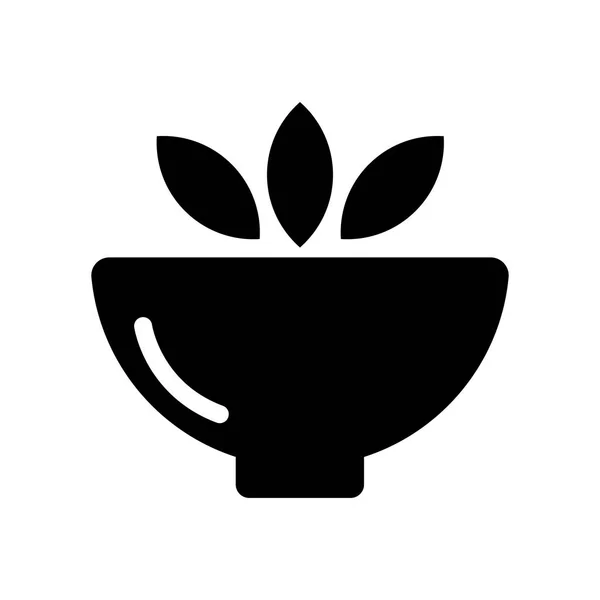 Vegetarische Ikone Trendiges Vegetarisches Logokonzept Auf Weißem Hintergrund Aus Der — Stockvektor