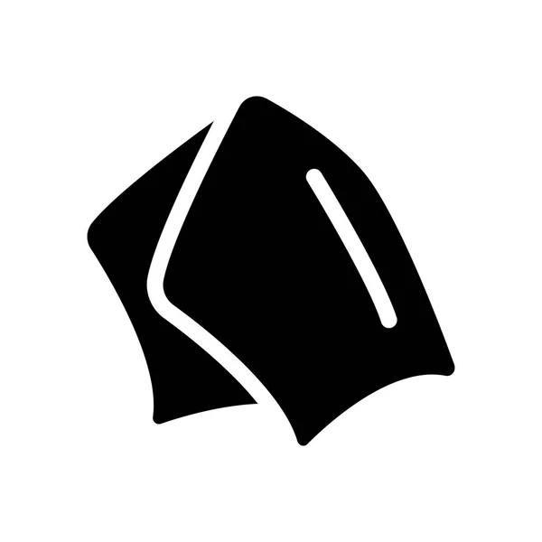 Icono Del Pañuelo Concepto Logotipo Del Pañuelo Moda Sobre Fondo — Vector de stock