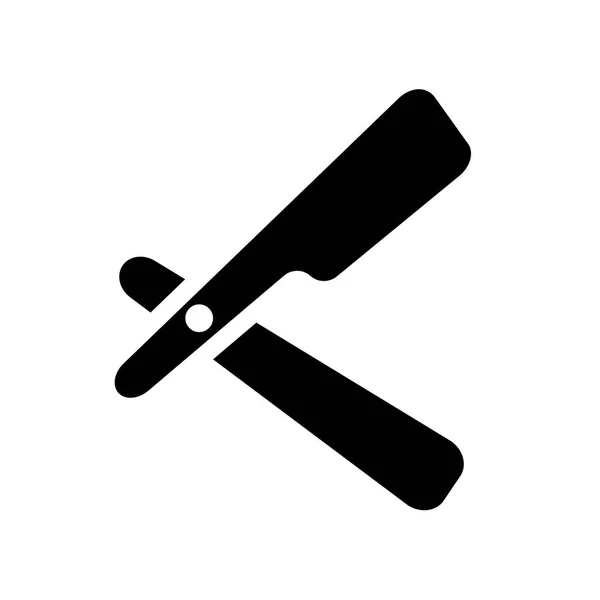 Rakning Razor Ikonen Trendiga Rakning Razor Logotyp Koncept Vit Bakgrund — Stock vektor