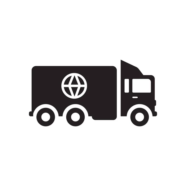 Ikona Ubezpieczenia Cargo Modny Koncepcja Logo Ubezpieczenia Cargo Białym Tle — Wektor stockowy
