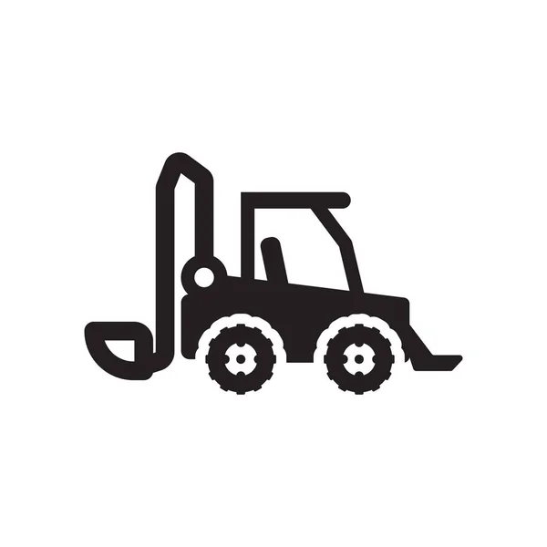 Skid Loader Icon Trendy Skid Loader Logo Concept White Background — Stock Vector