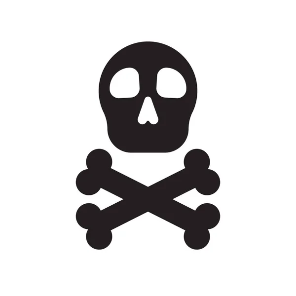 Ікона Смерті Концепція Логотипу Trendy Death Білому Тлі Колекції Insurance — стоковий вектор