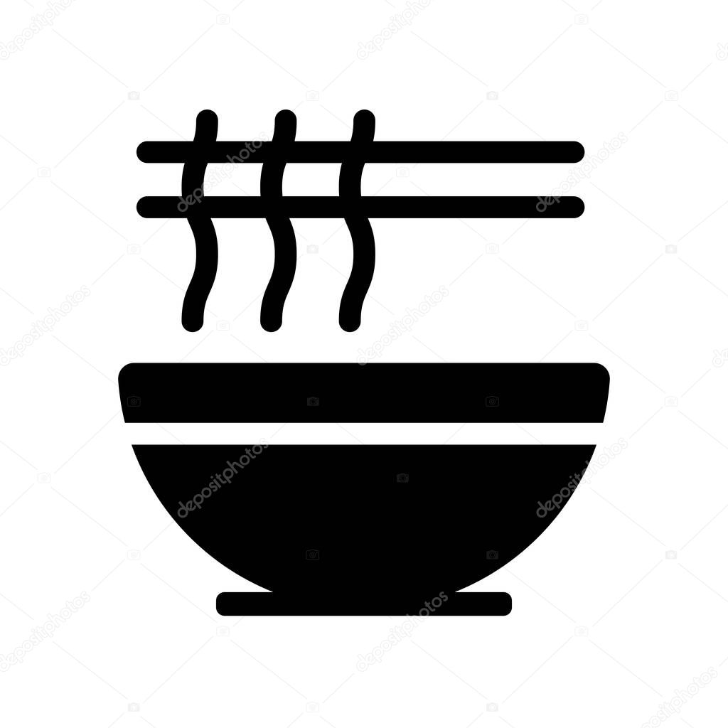 Ramen icon. Trendy Ramen logo concept on white background from Hotel and Restaurant collection. Suitable for use on web apps, mobile apps and print media.