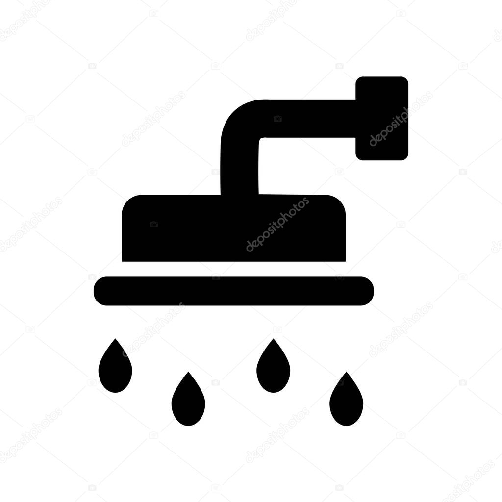 douche icon. Trendy douche logo concept on white background from Hygiene collection. Suitable for use on web apps, mobile apps and print media.