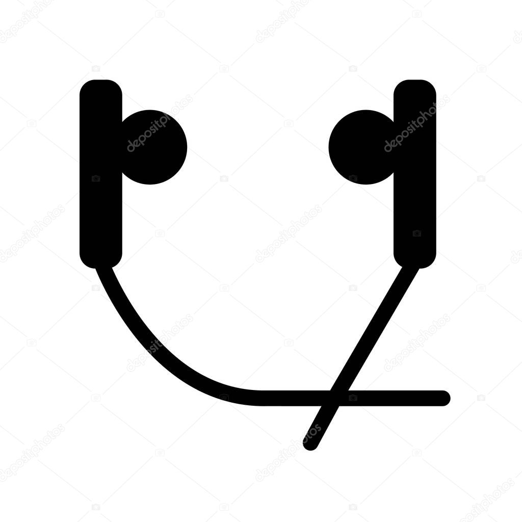 ear buds icon. Trendy ear buds logo concept on white background from Hygiene collection. Suitable for use on web apps, mobile apps and print media.
