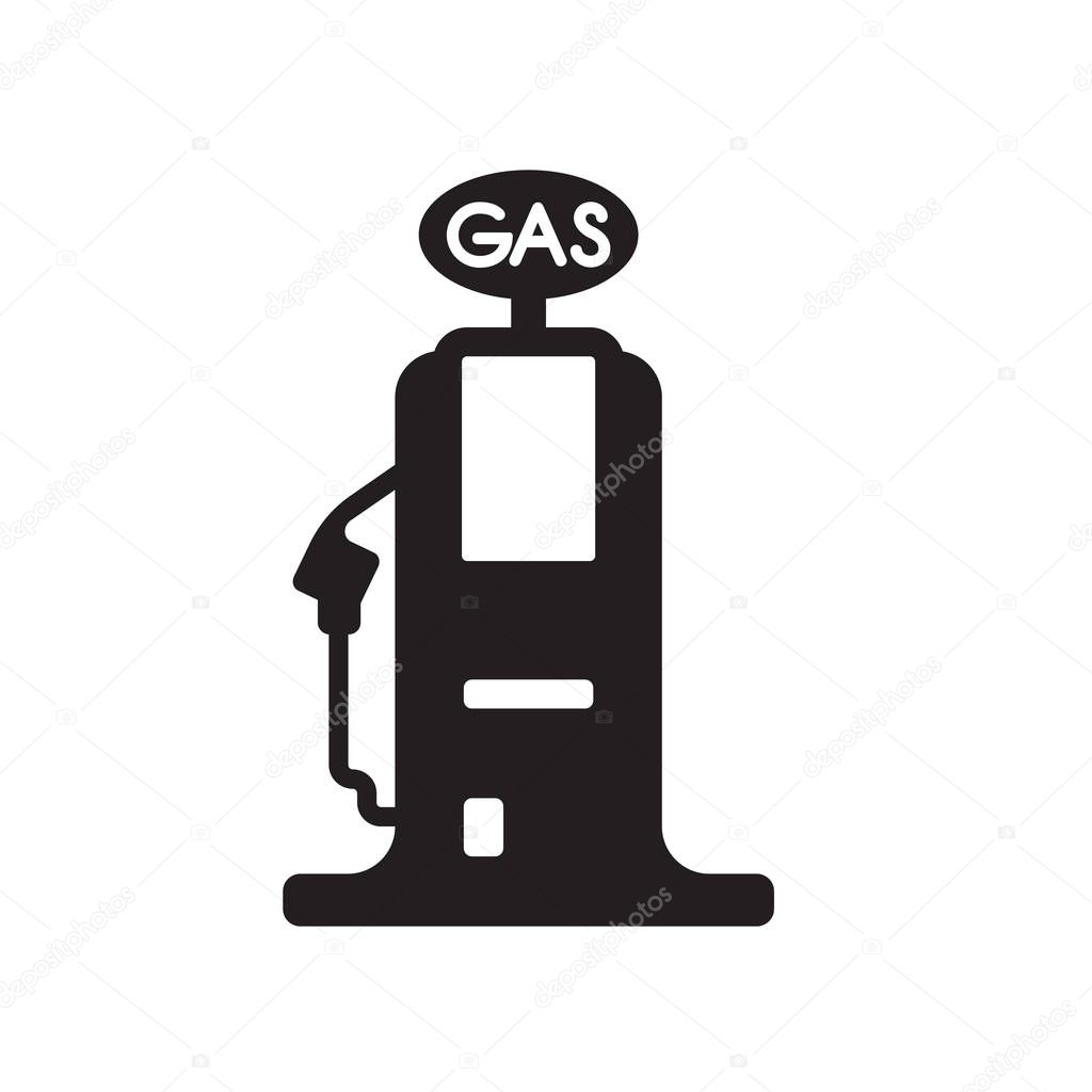 Gasoline pump icon. Trendy Gasoline pump logo concept on white background from Industry collection. Suitable for use on web apps, mobile apps and print media.
