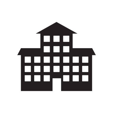 Villa simgesi. Luxury Collection beyaz arka plan üzerinde şık Villa logo kavramı. Web uygulamaları, mobil uygulamalar ve basılı medya kullanım için uygundur..