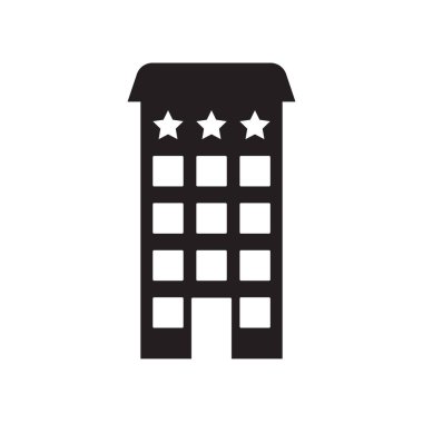 Resort simgesi. Trendy Resort logo kavramı Luxury Collection beyaz arka plan üzerinde. Web uygulamaları, mobil uygulamalar ve basılı medya kullanım için uygundur..