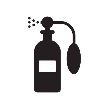 Parfüm simgesi. Son moda parfüm logo kavramı Luxury Collection beyaz arka plan üzerinde. Web uygulamaları, mobil uygulamalar ve basılı medya kullanım için uygundur..