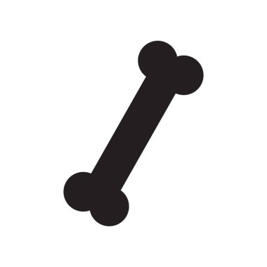 Kemik simgesi. Modaya uygun kemik logo kavramı Müzesi koleksiyonundan beyaz arka plan üzerinde. Web uygulamaları, mobil uygulamalar ve basılı medya kullanım için uygundur..