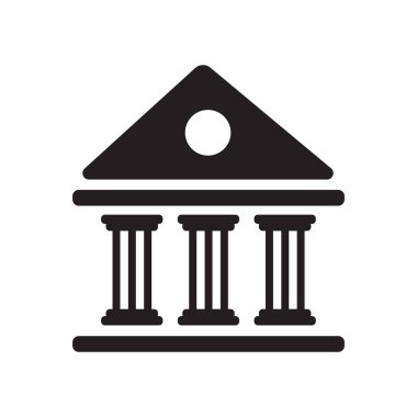 Antik mimari simge. Trendy Antik mimari logo kavramı Müzesi koleksiyonundan beyaz arka plan üzerinde. Web uygulamaları, mobil uygulamalar ve basılı medya kullanım için uygundur..