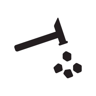 Jeolojik simgesi. Trendy jeolojik logo kavramı Müzesi koleksiyonundan beyaz arka plan üzerinde. Web uygulamaları, mobil uygulamalar ve basılı medya kullanım için uygundur..